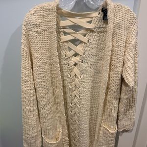 Cream Colored Cardigan